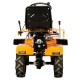 Mini tractor detoolz, 17cp, 530cc, motor pe motorina 4t, 4x4, 4 viteze, pornire electrica, 2 cutii de viteze