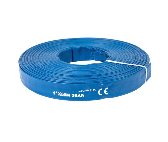 Furtun apa refulare flat pvc 1 50 m