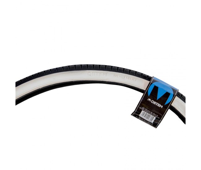 Anvelopa bicicleta 28x1.75 m-1400 bnd alb (47-622) puncture protection 1mm mtr