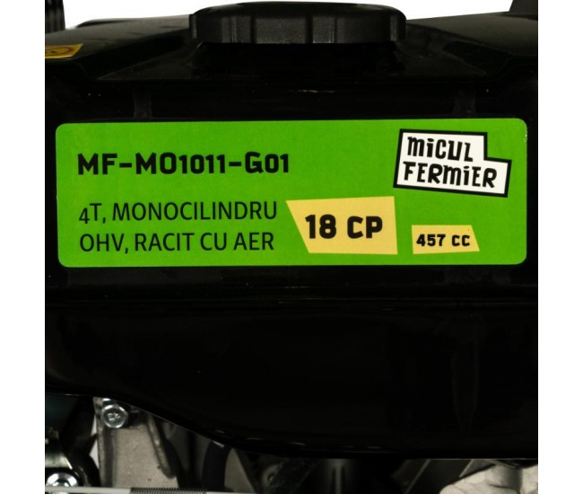 Tocator crengi micul fermier, motor benzina 18cp, diametru maxim de taiere Ø120mm, cu carlig de remorcare, pentru brichete