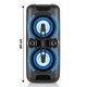 Sistem audio portabil gogen bps 686, 2 x 30 w, bluetooth, radio fm, karaoke, 2xusb, aux in