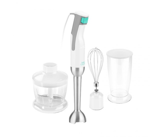 Blender de mana 3 in 1 ETA Lento 3017 90000, 1200 W, 2 viteze plus TURBO, 2 accesorii, 2 recipiente