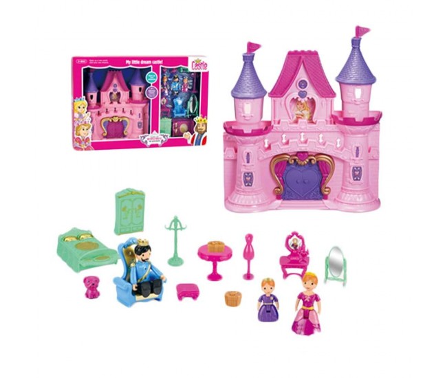 Castel muzical cu figurina + accesorii