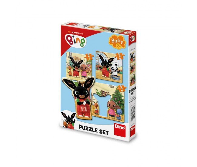 Puzzle 3 in 1, Bing si prietenii - DINO TOYS