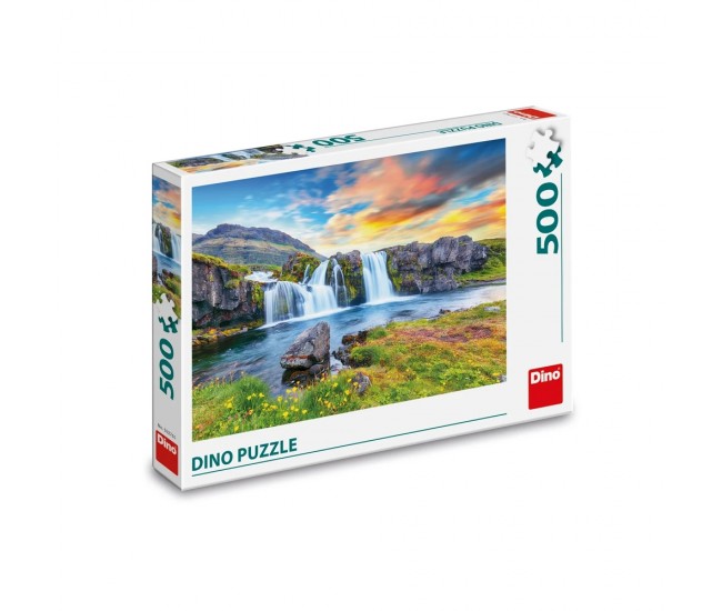 Puzzle Cascada Islanda, 500 piese - DINO TOYS