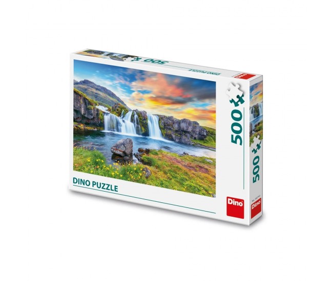 Puzzle Cascada Islanda, 500 piese - DINO TOYS