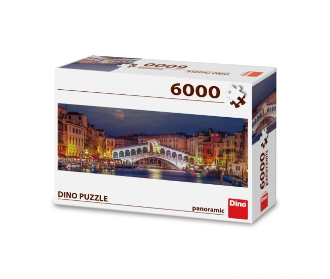 Puzzle Podul Rialto, 6000 piese - DINO TOYS