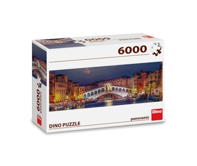 Puzzle Podul Rialto, 6000 piese - DINO TOYS