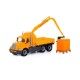 Camion-macara + palet cuburi - Mike, 53x19x26 cm, Wader