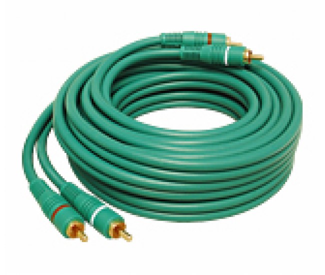 Cablu 2rca la 2rca 5m verde