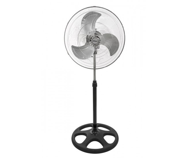 Ventilator cu picior zilan 3840,negru cu gri 3 in 1, putere 55 w, 3 viteze, diametru 45 cm, 