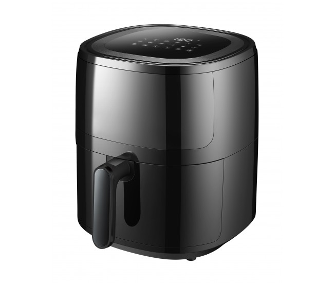 Friteuza zilan zln9983 tip air fryer, 1500w, capacitate 5l, temperatura maxima 200 grade, negru