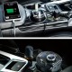 Modulator FM Bluetooth Auto, MCS Car-Cup, incarcator USB, MP3, microSD, AUX, Handsfree LCD BX6